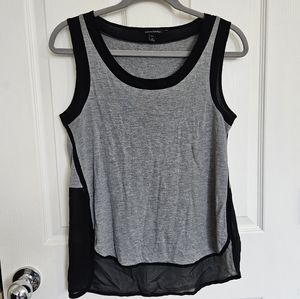 Banana Republic Women's Petite Color Block Tank With Mesh Accents Size Small